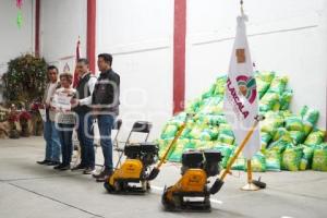 TLAXCALA . ENTREGA DE MEZCLA ASFÁLTICA