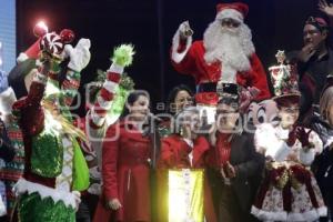 SAN PEDRO CHOLULA . ENCENDIDO ÁRBOL DE NAVIDAD