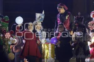 SAN PEDRO CHOLULA . ENCENDIDO ÁRBOL DE NAVIDAD