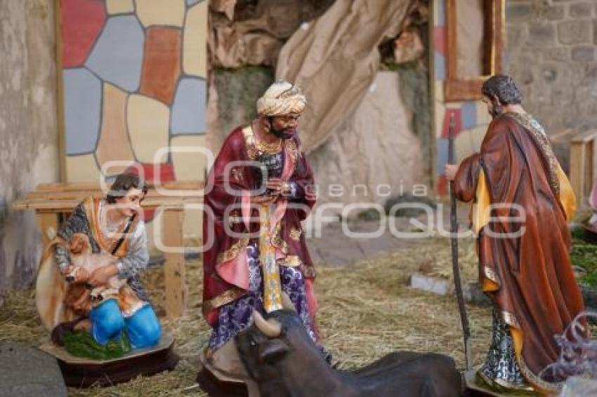 TLAXCALA . NACIMIENTO CAPILLA ABIERTA