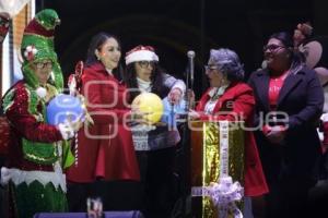 SAN PEDRO CHOLULA . ENCENDIDO ÁRBOL DE NAVIDAD