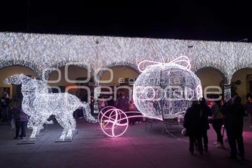 SAN PEDRO CHOLULA . LUCES NAVIDEÑAS