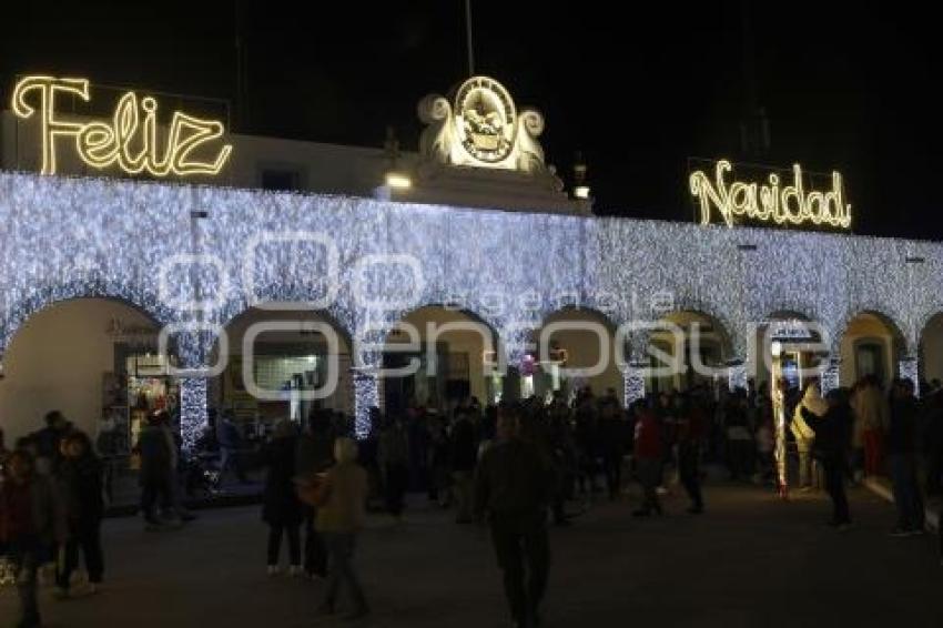 SAN PEDRO CHOLULA . LUCES NAVIDEÑAS