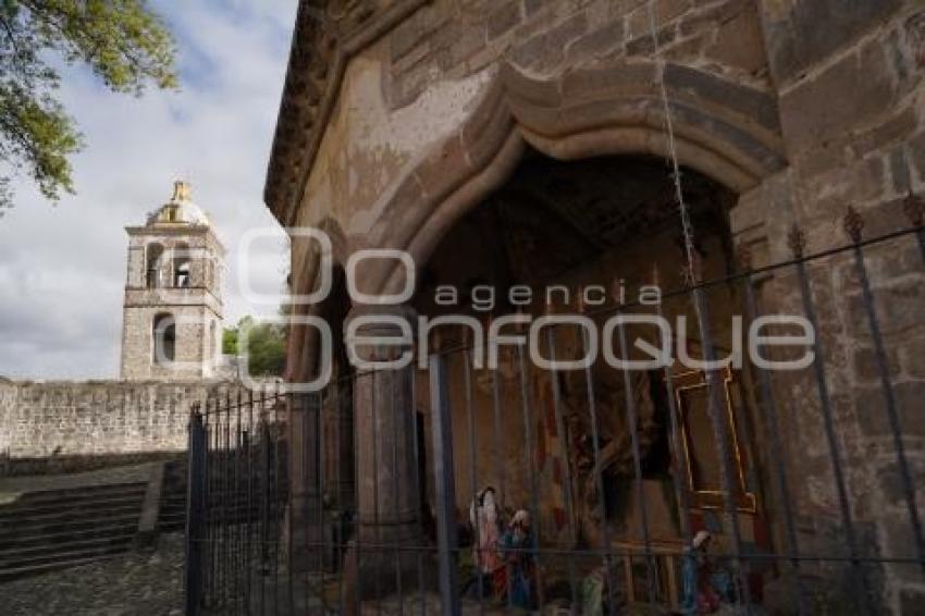 TLAXCALA . NACIMIENTO CAPILLA ABIERTA
