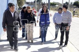 SAN ANDRÉS CHOLULA . ENTREGA DE OBRA