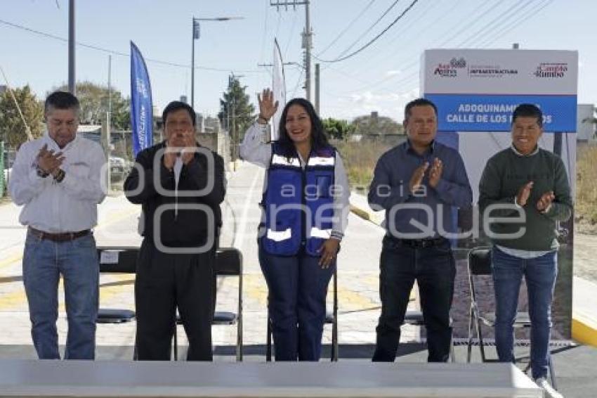 SAN ANDRÉS CHOLULA . ENTREGA DE OBRA