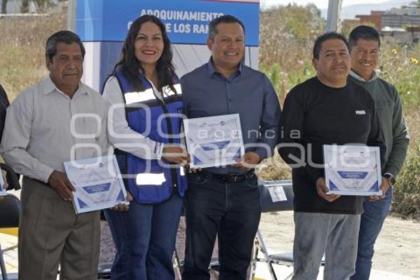 SAN ANDRÉS CHOLULA . ENTREGA DE OBRA