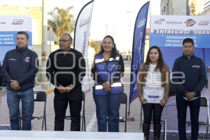 SAN ANDRÉS CHOLULA . PAVIMENTACIÓN