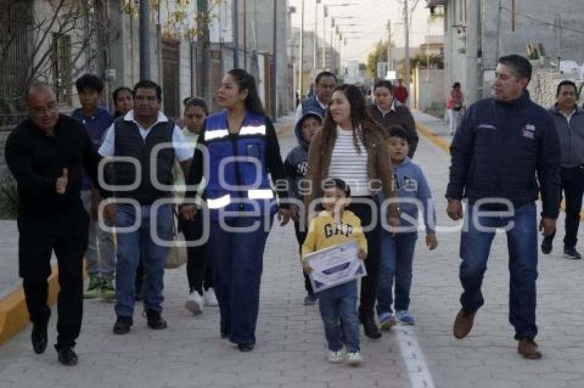 SAN ANDRÉS CHOLULA . PAVIMENTACIÓN
