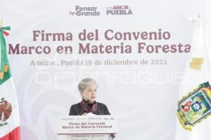 GOBIERNO ESTATAL . CONVENIO FORESTAL