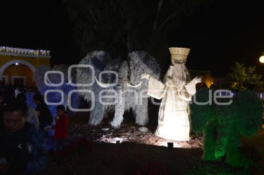 HUAQUECHULA . NACIMIENTO MONUMENTAL