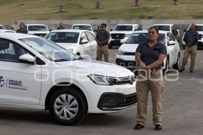 GOBIERNO DEL ESTADO . ENTREGA UNIDADES FGE