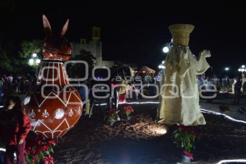 HUAQUECHULA . NACIMIENTO MONUMENTAL