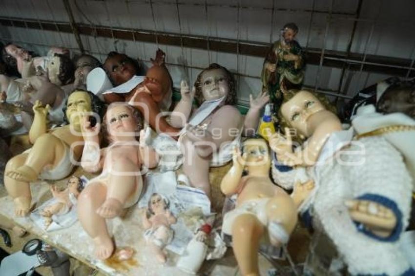 TLAXCALA . RESTAURACIÓN NIÑOS DIOS