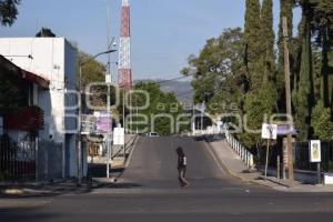 TLAXCALA . CALLES VACÍAS
