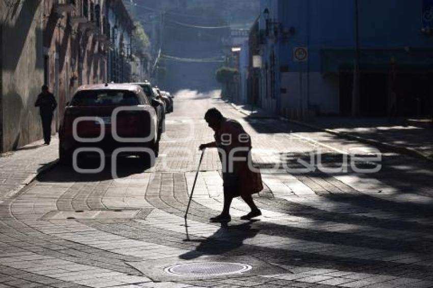 TLAXCALA . CALLES VACÍAS