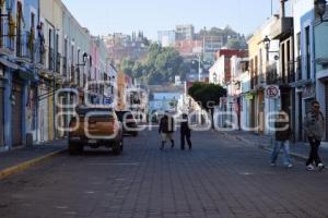 TLAXCALA . CALLES VACÍAS