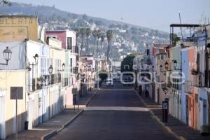 TLAXCALA . CALLES VACÍAS