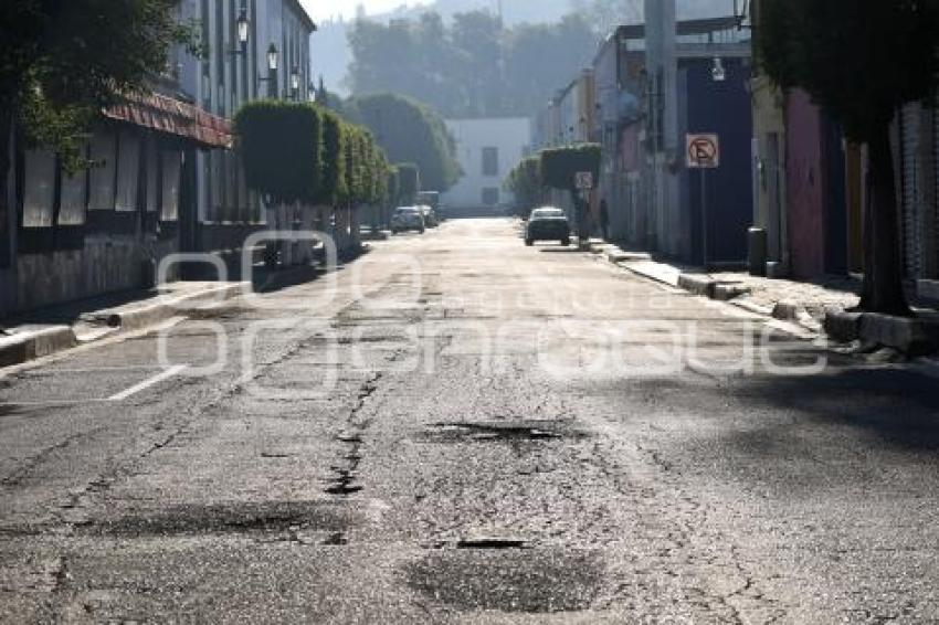 TLAXCALA . CALLES VACÍAS