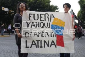 MANIFESTACIÓN . APOYO VENEZUELA