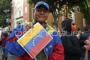 MANIFESTACIÓN . APOYO VENEZUELA
