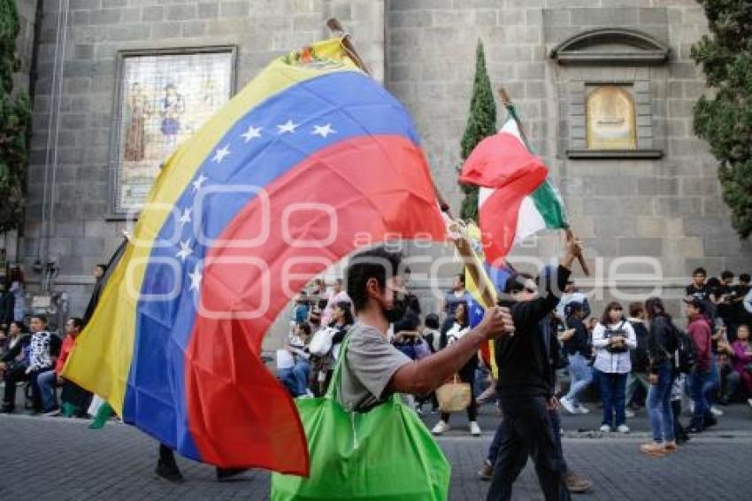 MANIFESTACIÓN . APOYO VENEZUELA
