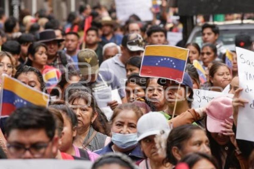 MANIFESTACIÓN . APOYO VENEZUELA