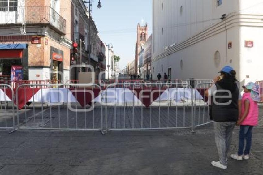 CENTRO HISTÓRICO . CIERRES VIALES