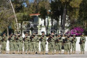 TLAXCALA . PROTESTA COMANDANTE ZONA MILITAR