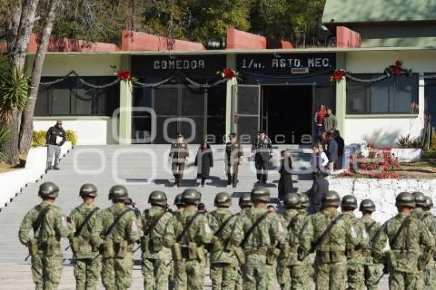 TLAXCALA . PROTESTA COMANDANTE ZONA MILITAR