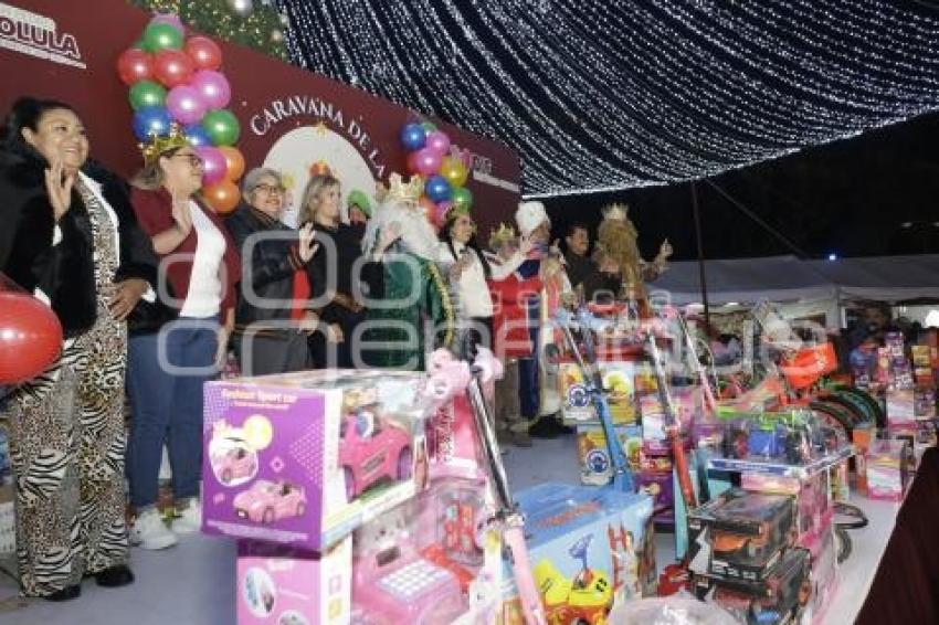 SAN PEDRO CHOLULA . ENTREGA DE JUGUETES