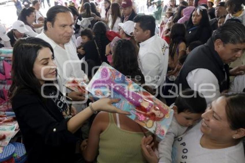 SAN PEDRO CHOLULA . ENTREGA DE JUGUETES