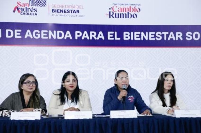 SAN ANDRÉS CHOLULA . AGENDA BIENESTAR