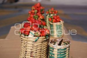 TLAXCALA . AUMENTO PRECIO DE FRESAS