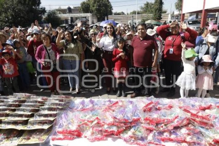 SAN PEDRO CHOLULA . ENTREGA DE JUGUETES