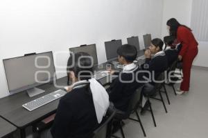 SAN ANDRÉS CHOLULA . ENTREGA BIBLIOTECA