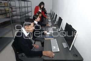 SAN ANDRÉS CHOLULA . ENTREGA BIBLIOTECA