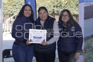 SAN ANDRÉS CHOLULA . ENTREGA BIBLIOTECA