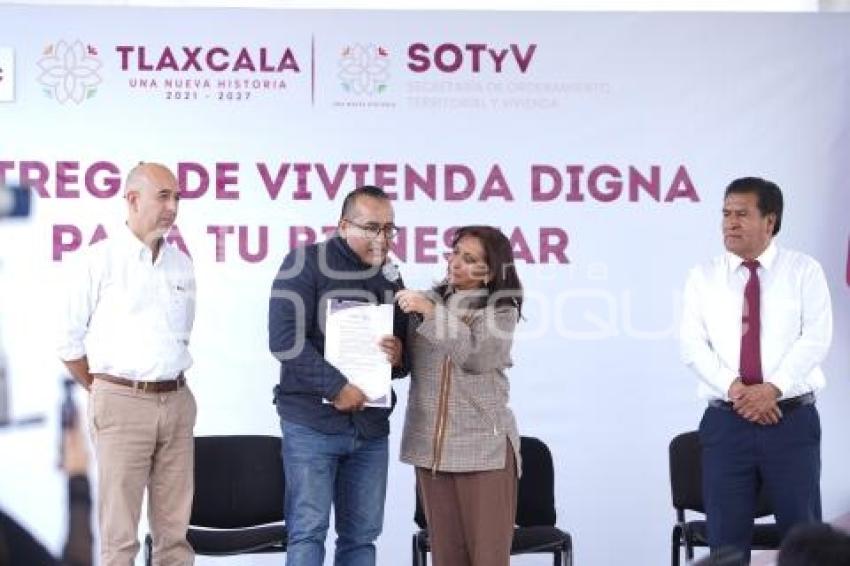 TLAXCALA . ENTREGA CUARTOS DORMITORIOS