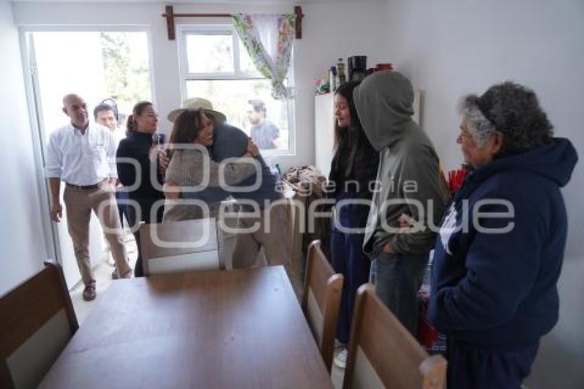 TLAXCALA . ENTREGA CUARTOS DORMITORIOS