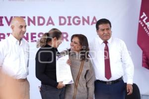 TLAXCALA . ENTREGA CUARTOS DORMITORIOS