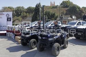 SAN PEDRO CHOLULA . ENTREGA DE EQUIPAMIENTO