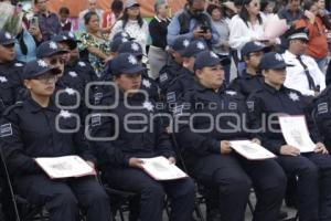 SAN PEDRO CHOLULA .  ENTREGA DE EQUIPAMIENTO
