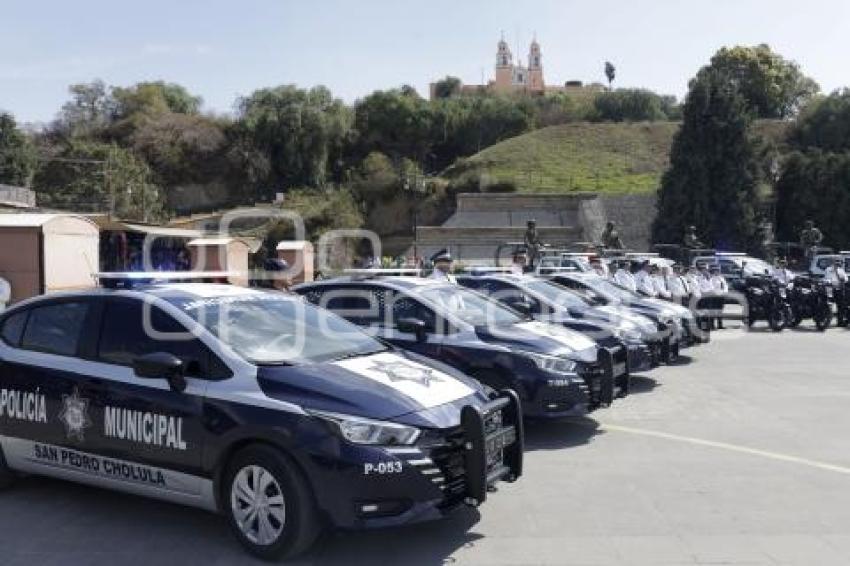 SAN PEDRO CHOLULA . ENTREGA DE EQUIPAMIENTO