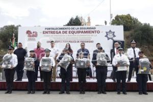 SAN PEDRO CHOLULA . ENTREGA DE EQUIPAMIENTO