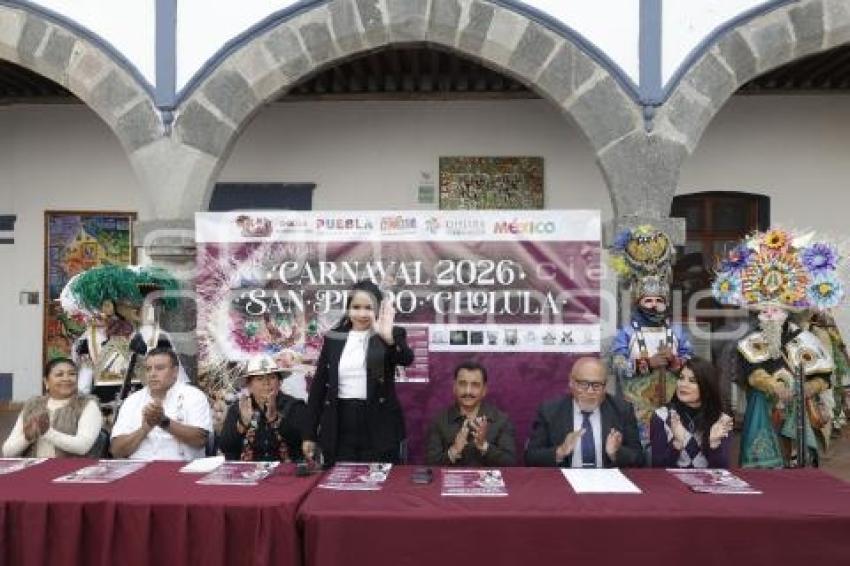 SAN PEDRO CHOLULA .  CARNAVAL 2026