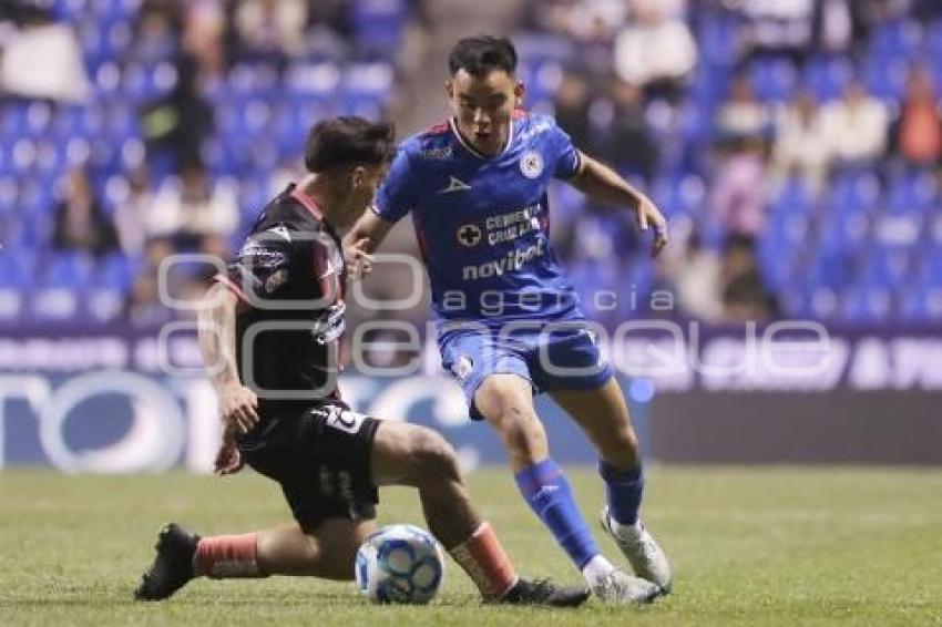 FÚTBOL . CRUZ AZUL VS PUEBLA