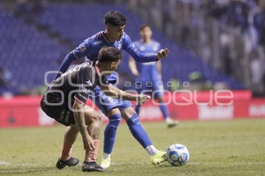 FÚTBOL . CRUZ AZUL VS PUEBLA