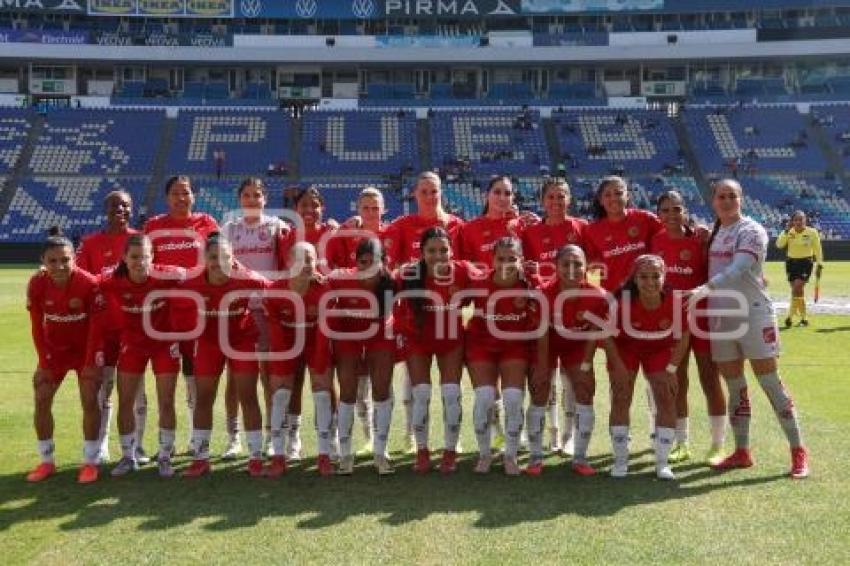 FÚTBOL FEMENIL . PUEBLA VS TOLUCA