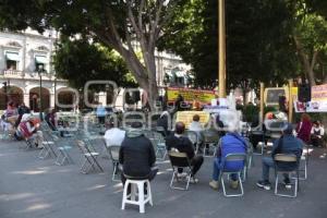 MANIFESTACIÓN . TRABAJADORES BUAP